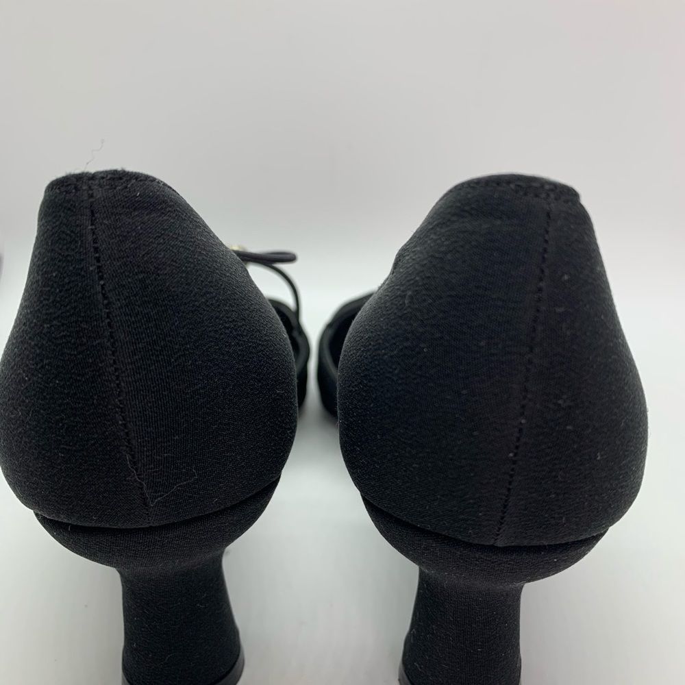 Stuart Weitzman Black Event Heels With Crystal - image 5